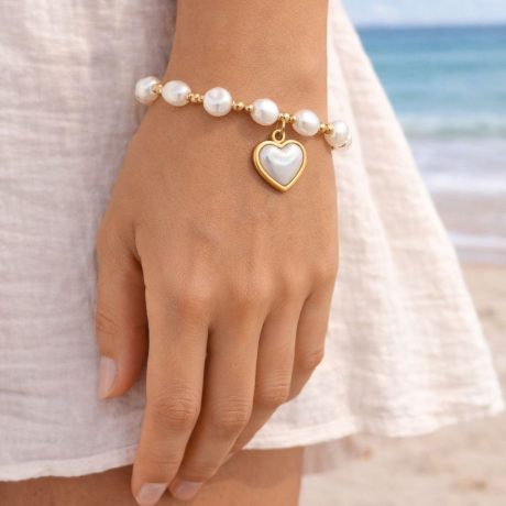 Golden Hour Pearl Bracelet