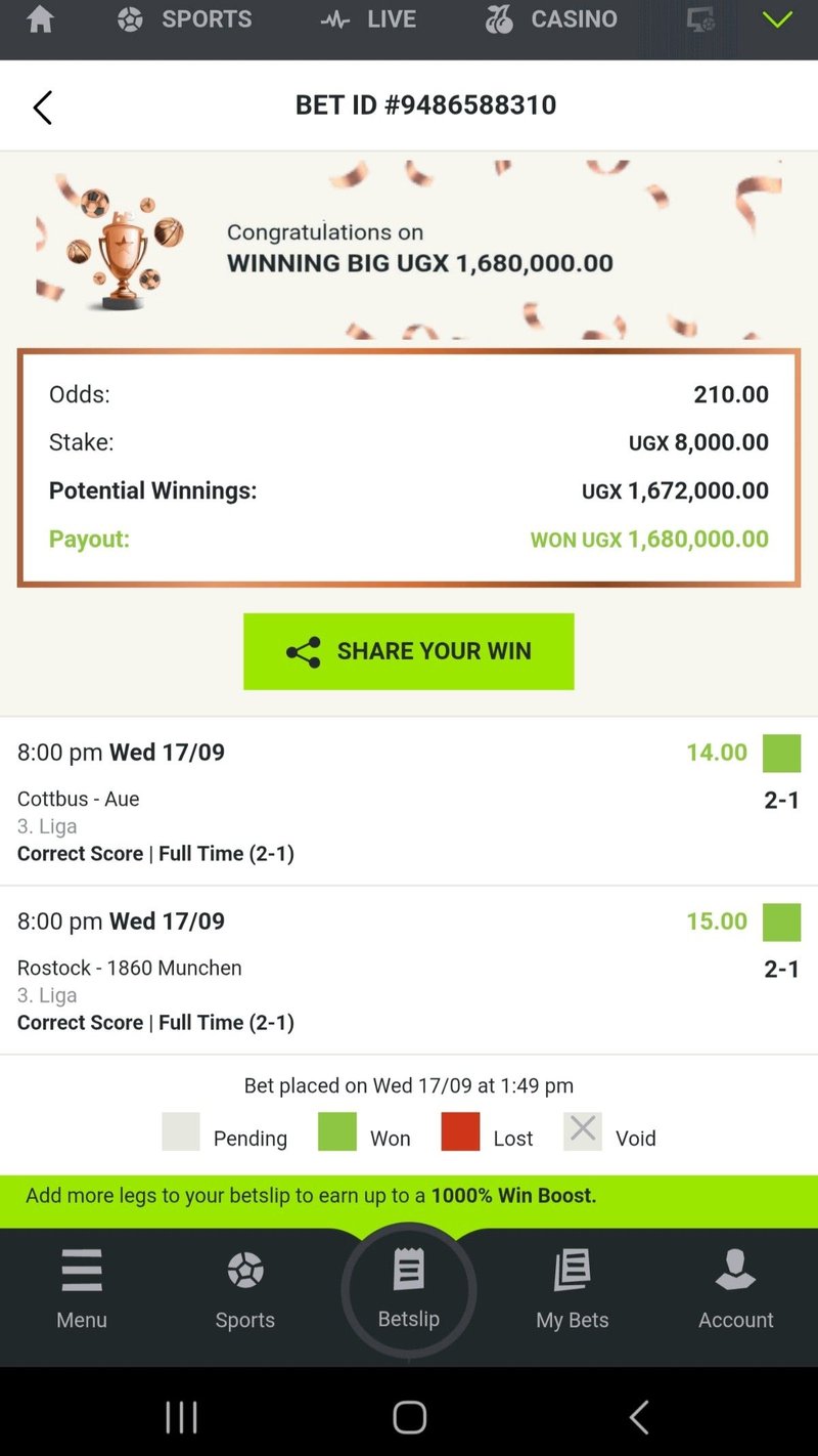 Een onverwachte overwinning op de trein, monixbet registration